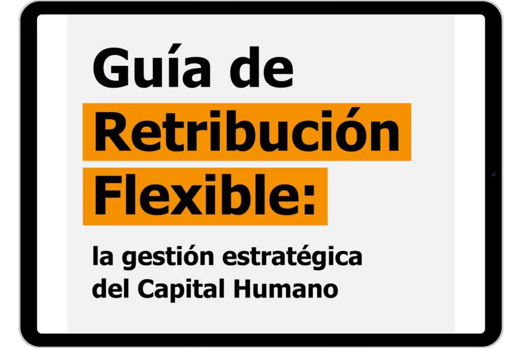 mock up tablet guia de retribucion flexible