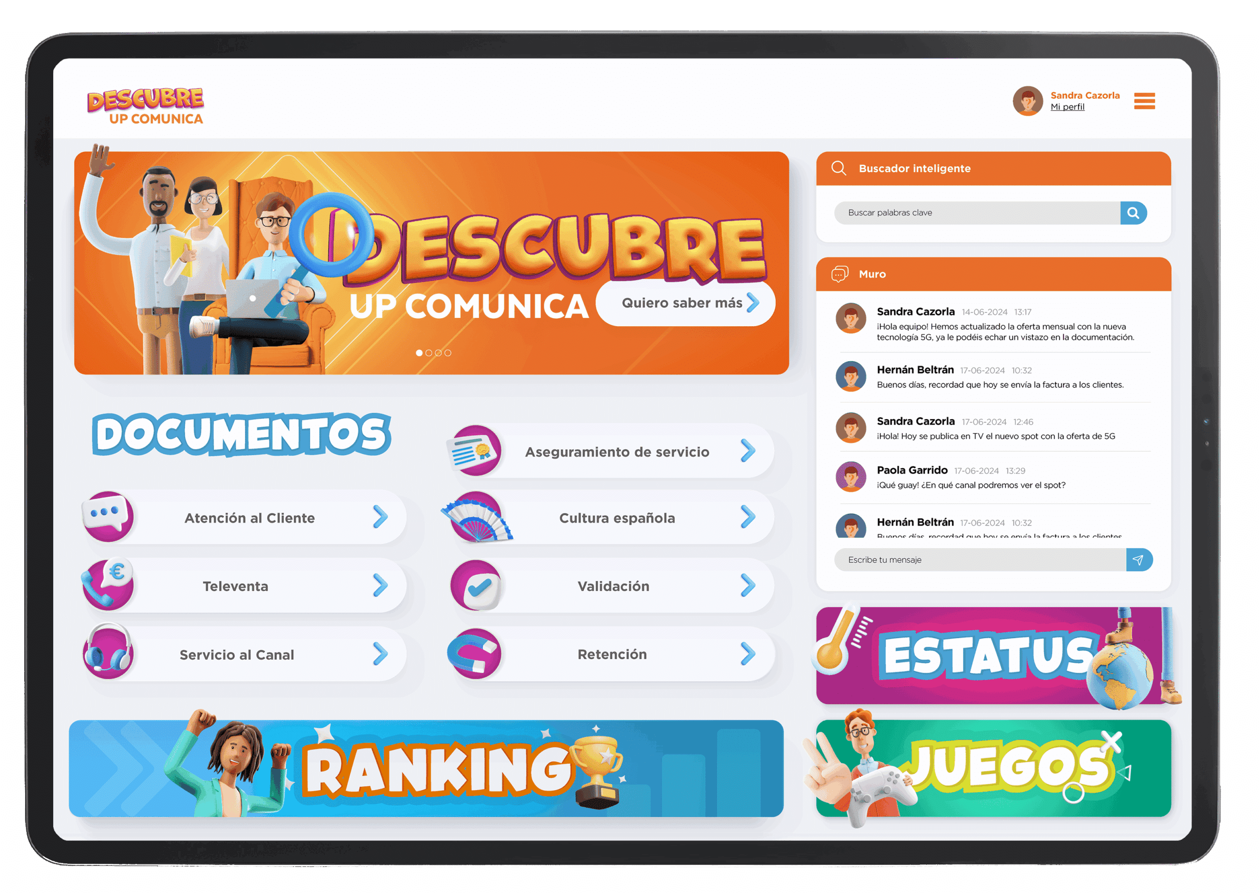 Plataforma Up comunica